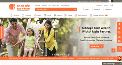 Desktop Screenshot of bankofbaroda.com